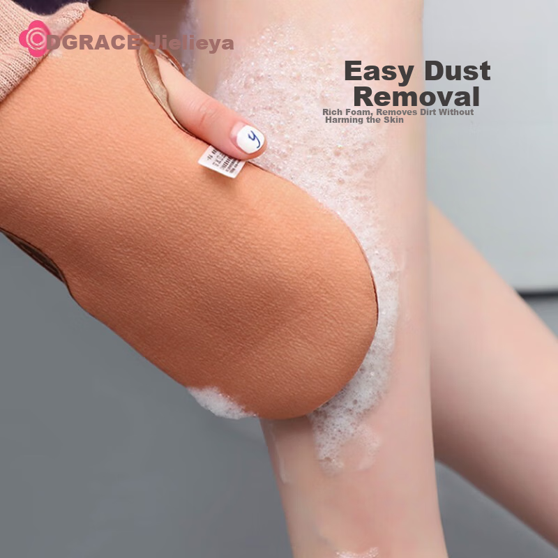 Grace Exfoliating Washcloth, Double-Sided Thick Scrubbing Tool for Bathing, Adult Home Use Back Scrubber Glove