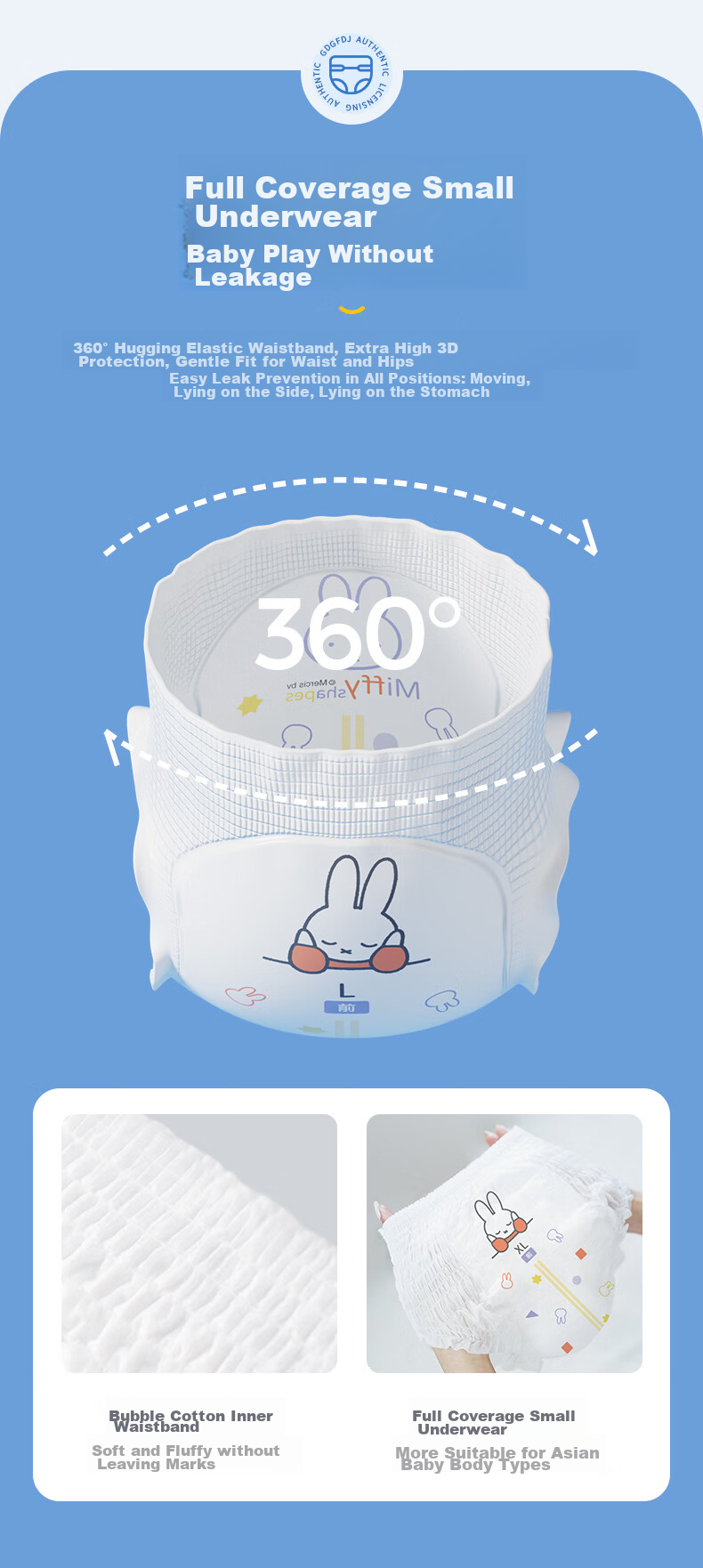 Solove Mifei [No Melamine Detected] Core Breathable Summer Lightweight Pull-Up Diapers XXL 20 Pieces (≥15kg), Single Pack 10