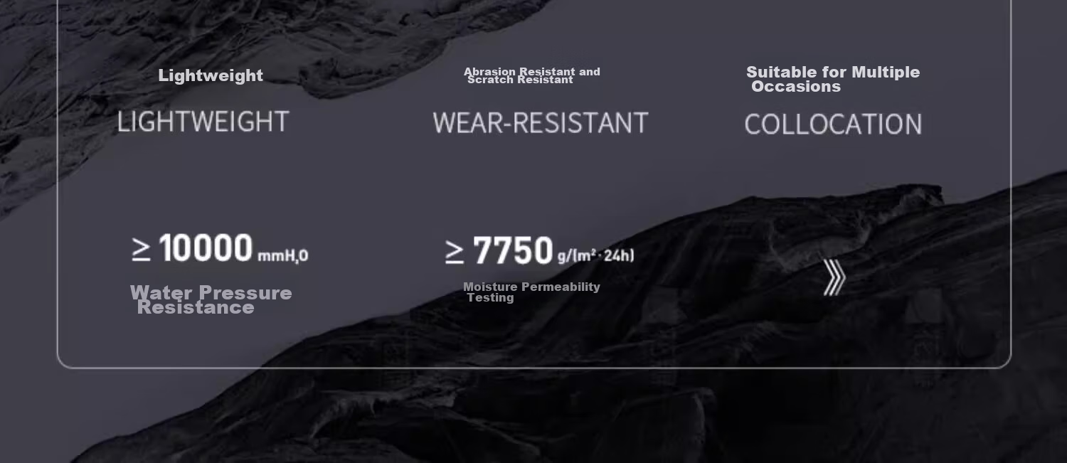 CAMEL Outdoor Hardshell Jacket for Men And Women, Windproof And Waterproof Coat, New Autumn Hiking Wear 2024 [Black Armor] R727 5