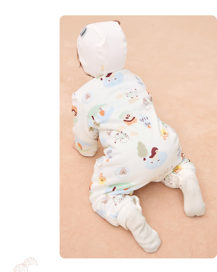 BALABALA Children's Clothing, Baby Romper, Newborn Onesie, Infant Bodysuit, Boys And Girls Winter Wear, Crawling Suit, Thickened Warm Soft Cute 20