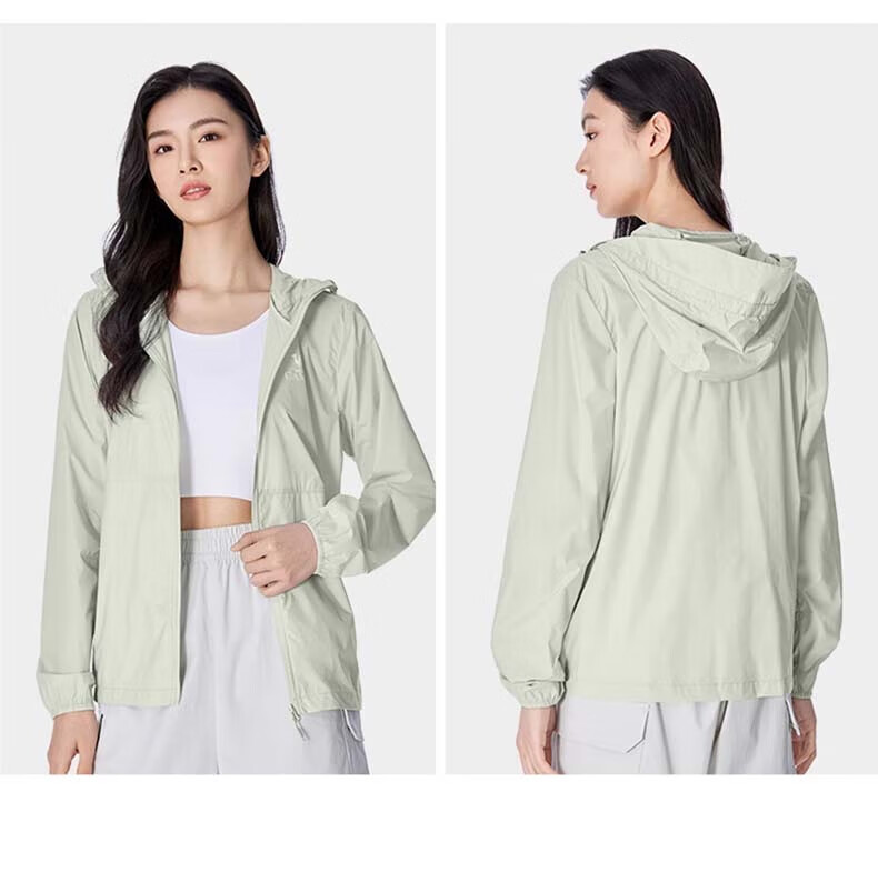 CAMEL Green Shade Outdoor Sun Protection Clothing, Spring And Summer UV-Resistant Jacket, EO012 Black Night Blue, Purple Women's M 12