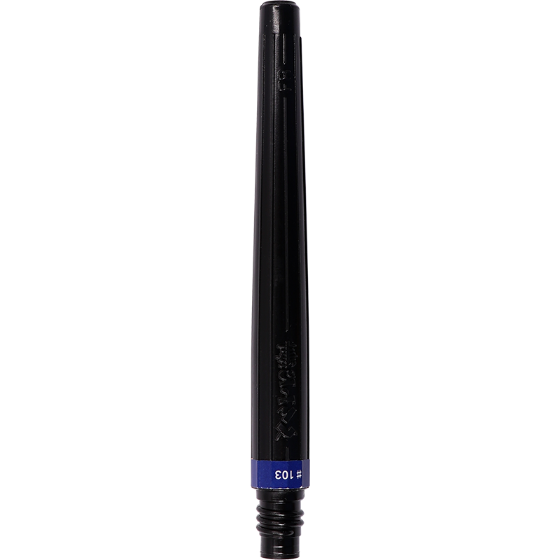 Pentel Colored Scientific Brush Pen, Chinese Style Calligraphy And Painting Soft Brush Pen (Suitable for XGFL), Brush Refill FR-103X Blue