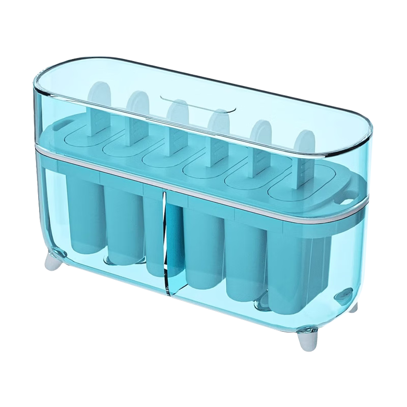 Dipple Homemade Ice Pop Molds Food-Grade Popsicle Molds DIY Household Ice Lolly Molds Automatic Demolding Six-Pack