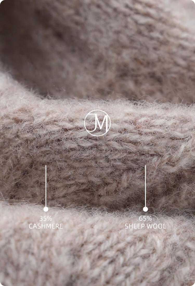 JIUMU Cashmere Warm Knit Hat, Autumn And Winter Woolen Cap, Cold Hat, Winter Hat, Outdoor Ear Protection Cold Cap for Women in Winter 3