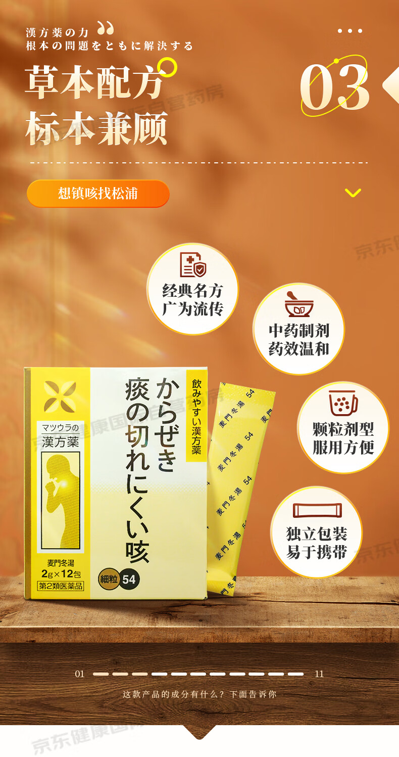 松浦麦门冬汤颗粒急慢性支气管炎哮喘咳嗽痰多感冒湿热咽炎干咳咽痛