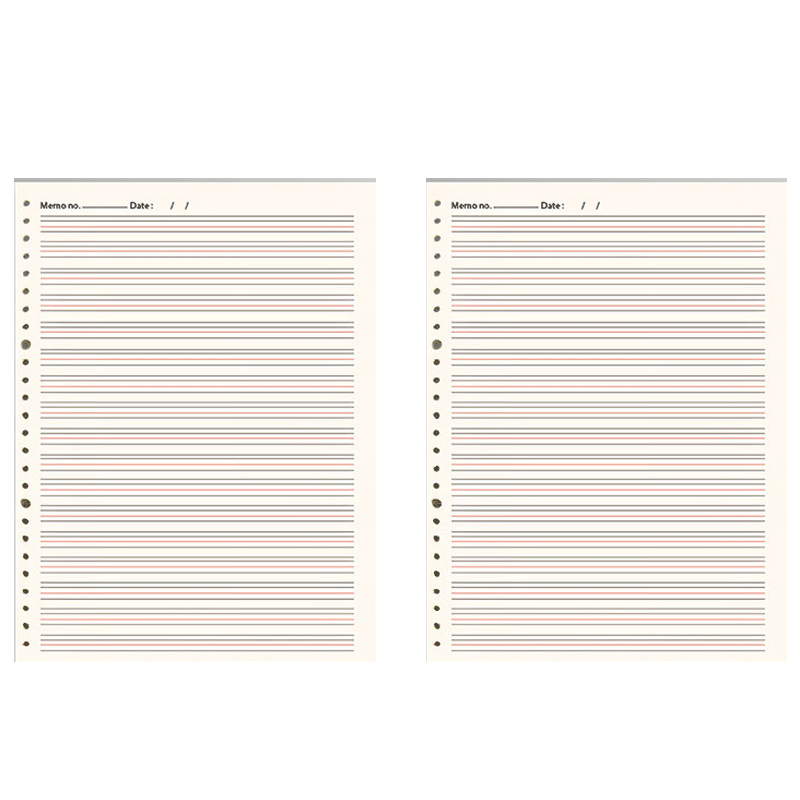 Jinzhi B5/120 Sheets English Loose-Leaf Notebook Refill, Thick English Correction Paper for Error Correction And Mistake Collection, Specialized Loose-Leaf Notebook for Middle And High School Students
