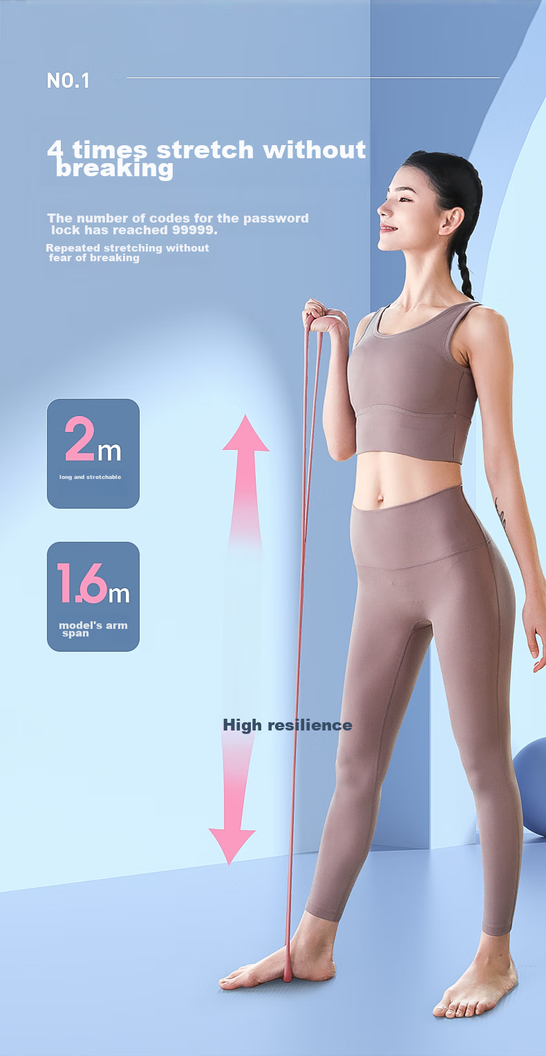 Li-Ning Figure-Eight Resistance Band [Professional Upgraded Version], Pulling Rope Stretch Band, Figure-Eight Elastic Band, Shoulder Fitness Equipment for Wome 7
