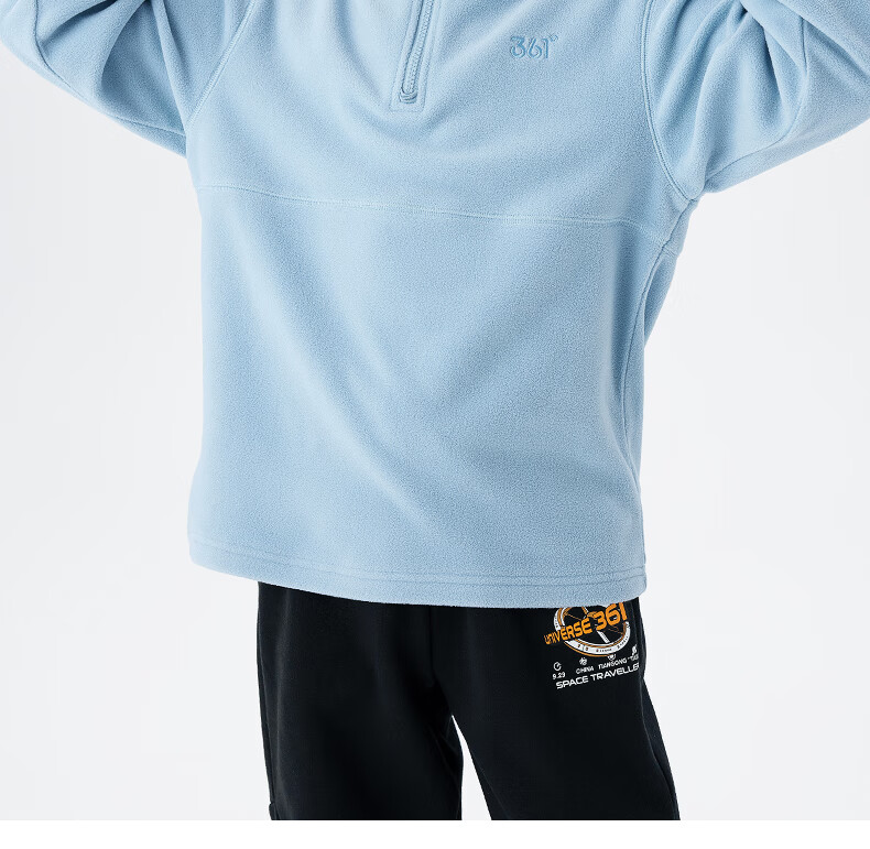 361° Children's Sweatshirt, Fall/Winter 2024, for Boys And Girls Aged 3-14, Thickened Pullover Fleece Sweatshirt, Green, Size 140 22