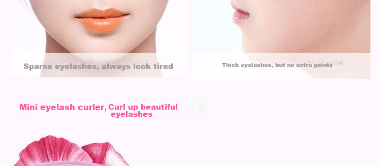 Beiyin (KAI) Mini Eyelash Curler, Compact And Portable Lash Curling Tool, Long-Lasting Curl (Red) 7