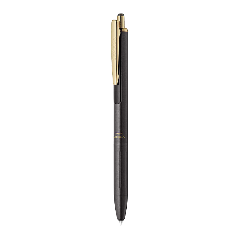 ZEBRA JJ57 Premium Pen Retro Series 0.5mm Retractable Gel Pen with Bullet Tip, Business Signing Pen, Office Pen JJ57 Dark Brown Single Pe