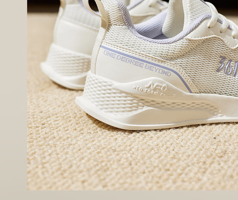 361° Women's Sports Shoes, Spring And Summer Mesh Breathable Lightweight Outdoor Casual Running Shoes for Women, 682116701F-8 10