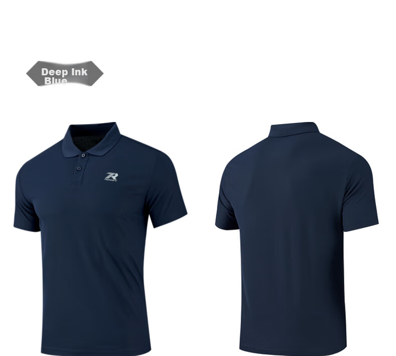 361° Men's Short Sleeve T-Shirt Spring Summer Sports Quick-Dry Running Fitness Polo Shirt 652624109H-5 39