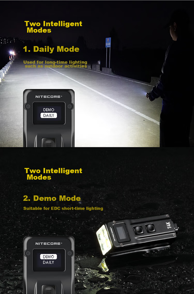NITECORE T4K Keychain Light, Compact Flashlight, High-Intensity Portable Outdoor Illumination Lamp 11
