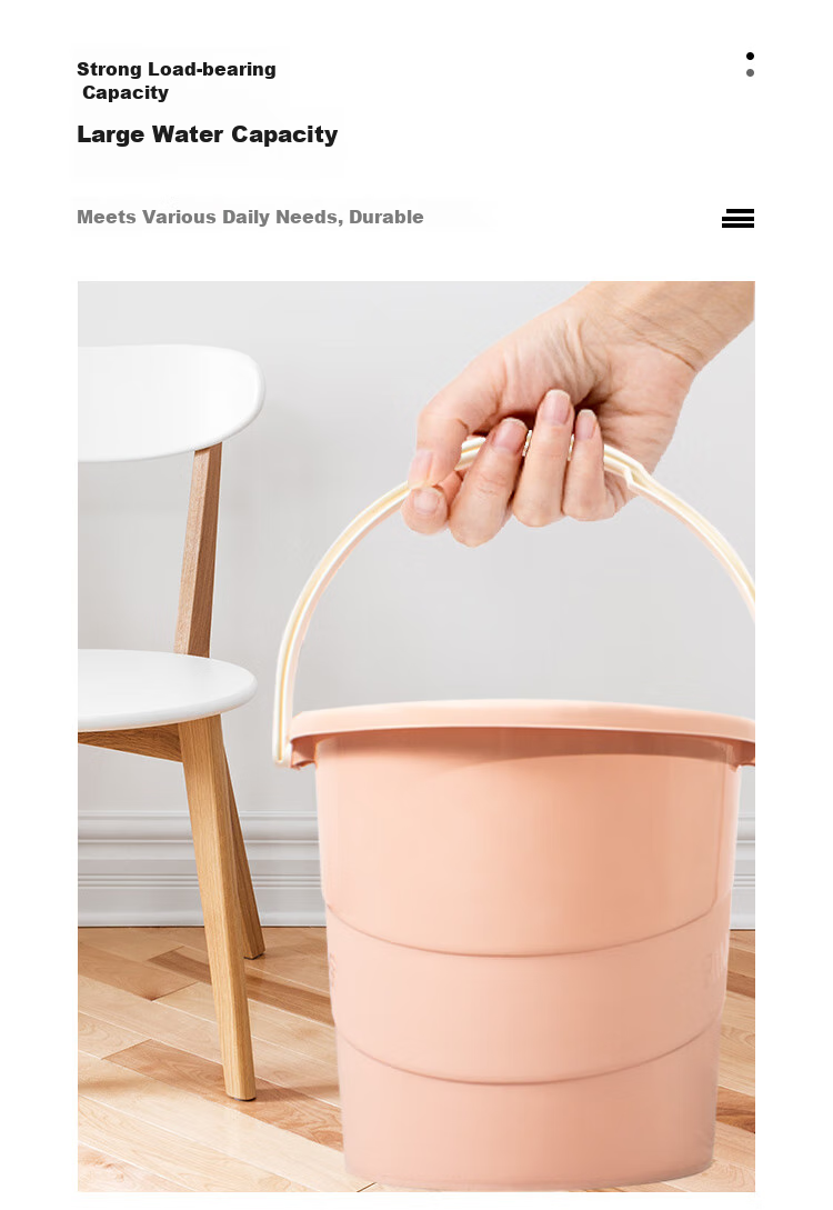 Fuaijia Water Bucket, Thickened Approximately 30L, Plastic Bucket for Water Storage, Bathing Bucket, Mop Bucket, Car Washing Bucket, Foot Washing And Soaking Bucket 6