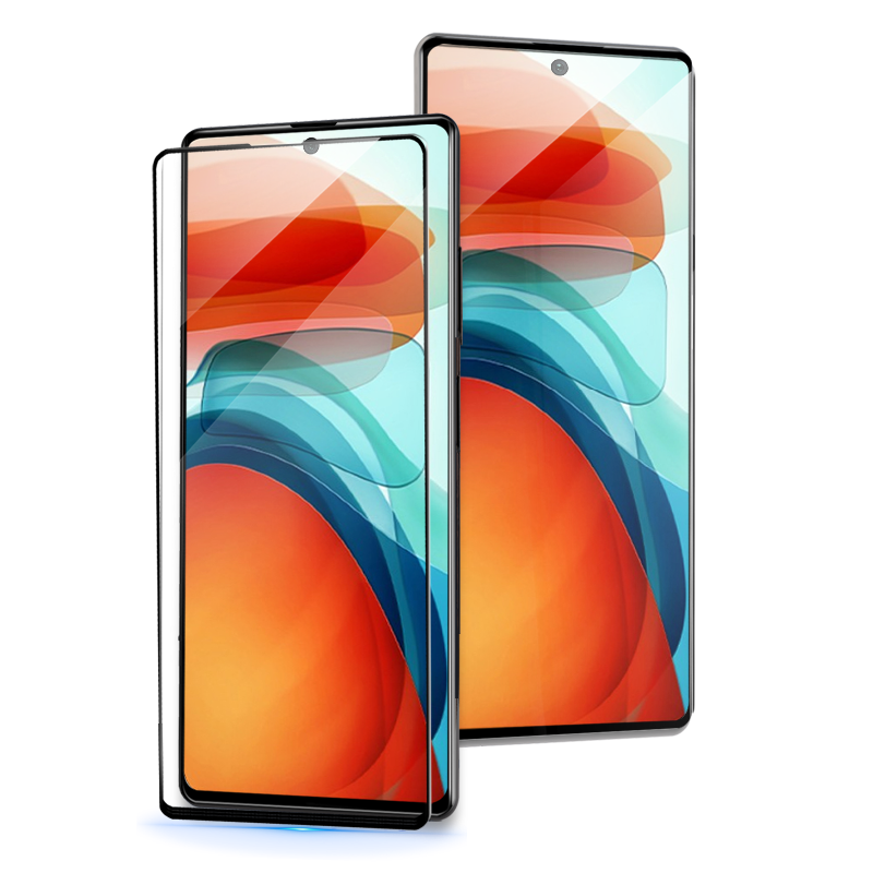 HotFire Tempered Glass Screen Protector for Xiaomi Redmi K40/K50/K40s/K50Pro/K40Pro+, Full Coverage Automatic Adhesive Glass Protective Film for Xiaomi Phones