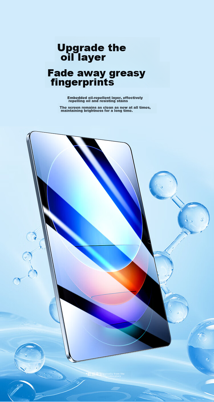 BIAZE High Definition Tempered Glass Screen Protector for Xiaomi Pad 7S Pro/6S Pro/9Pro, Compatible with Xiaomi Tablets 12.4/12.5 Inch Protective Film PM224-High Definitio 5