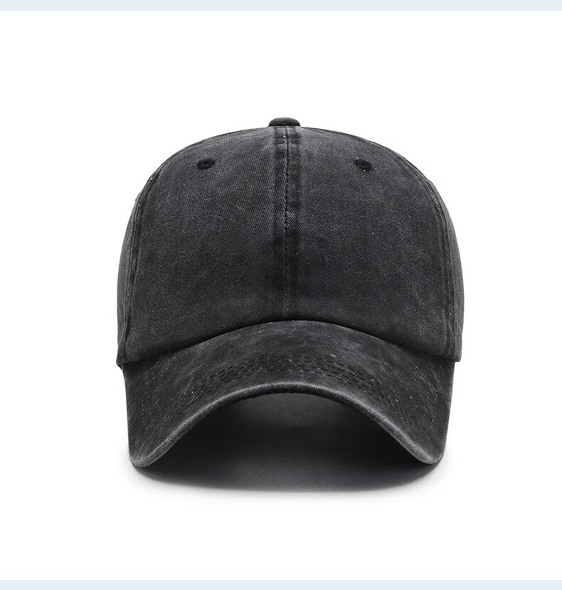 FitonTon Men's Baseball Cap Spring Summer Sun Protection Duckbill Hat Korean Fashion Large Head Circumference Wide Brim Outdoor Cap 13