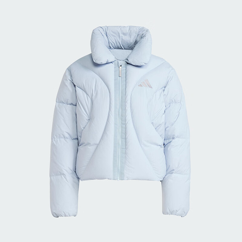 Adidas Women's Winter Regular Duck Down 600 Fill Power Blue Stand Collar down Jacket, JG5933 A/XL 6