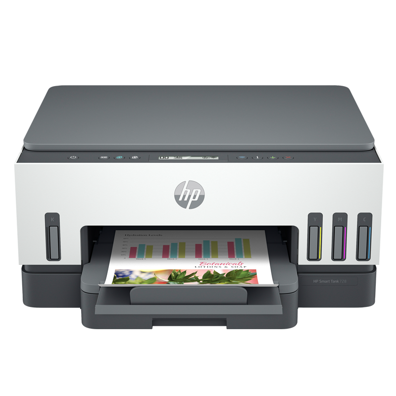 HP 728 Wireless Continuous Ink Supply Printer Home Use Automatic Duplex 3-in-1 Color Printing Copying Scanning Low Cost Per Page 0.01 RMB