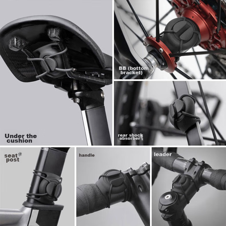 Bone Bicycle AirTag Protective Case, Anti-Loss, Anti-Theft, GPS Tracker Protective Cover, Hidden Installation Fixator 8