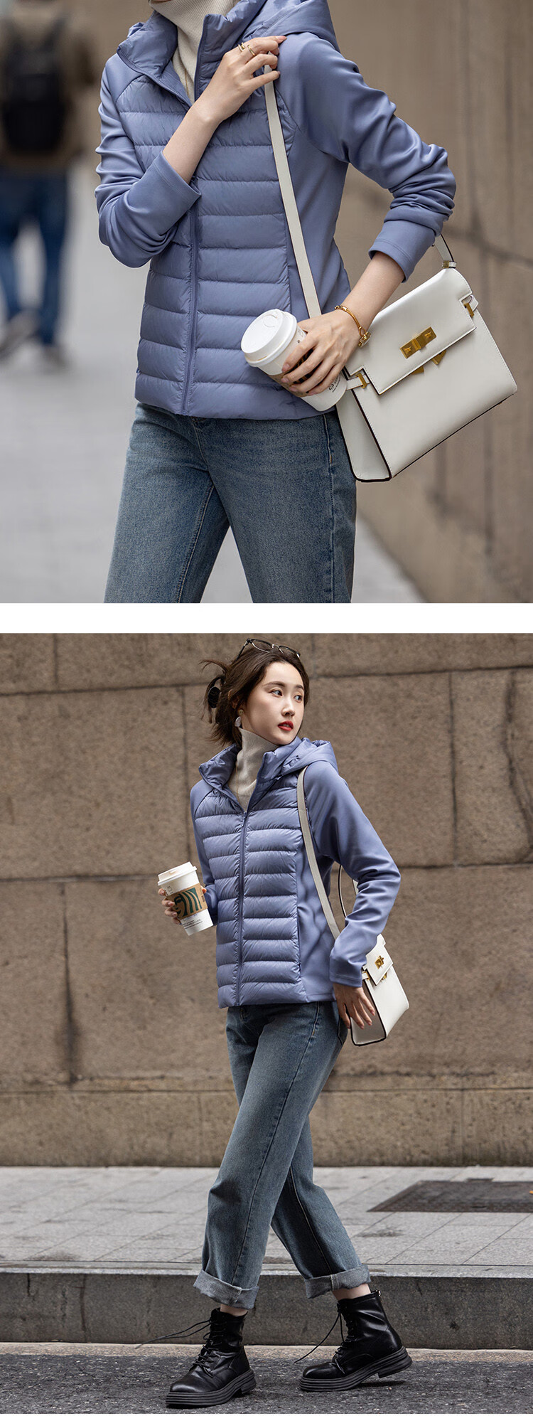 Dme [Cloud Souffle] Winter Dopamine Slim Waist 90% Duck Down Lightweight Warm Versatile Women's down Jacket 29