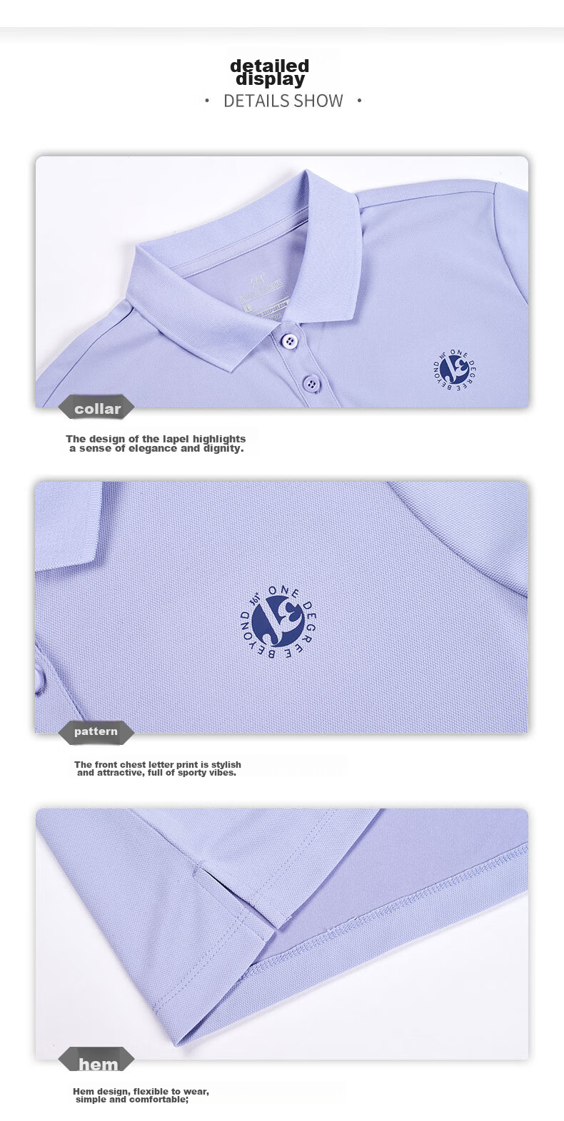 361° Men's Short-Sleeve T-Shirt, Summer Quick-Dry Polo Shirt, Running Fitness Sportswear, Half Sleeve, 652524102D-1 107
