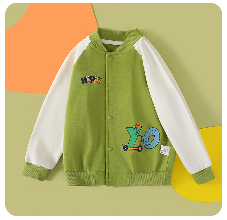 YUZHAOLIN Children's Jacket, Baby Baseball Jacket, Boys' Short Outerwear for Going Out, Casual Clothing for Young And Older Kids, Children's Wear 14