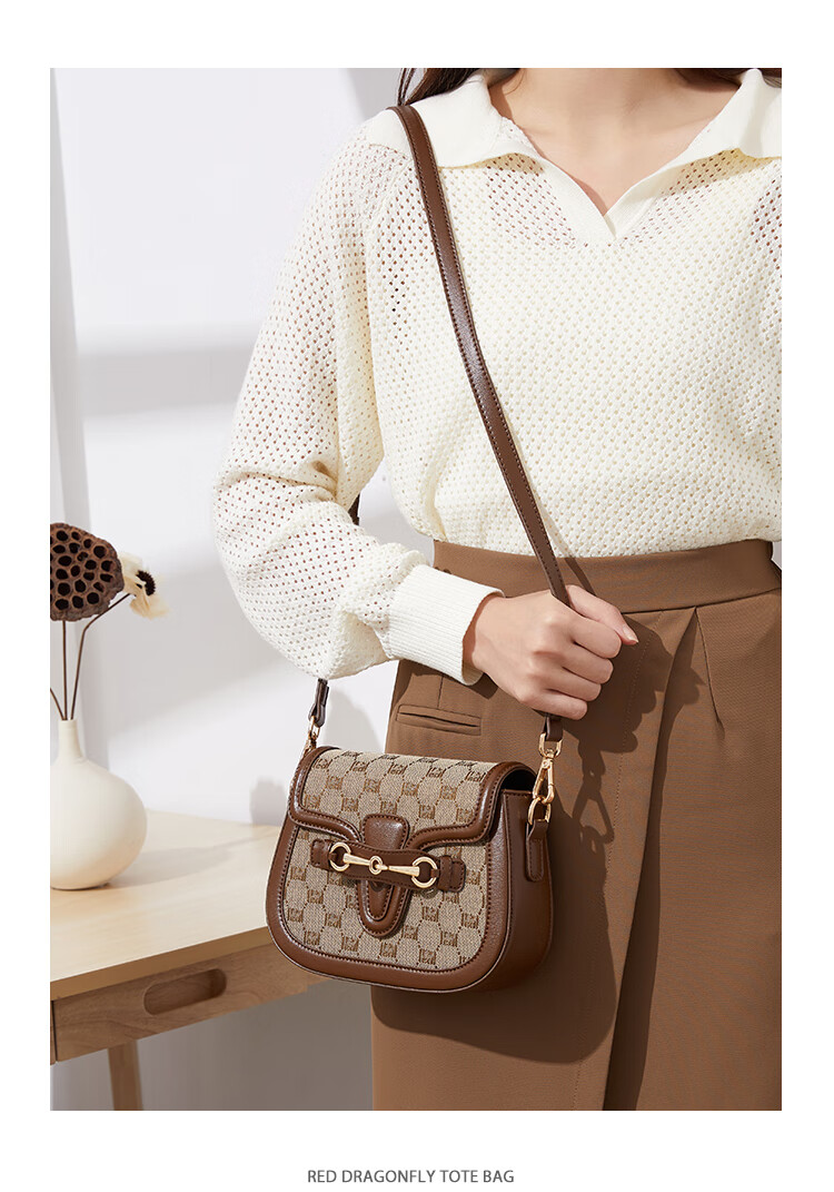 RED DRAGONFLY 2026 New Women's Handbag Crossbody Shoulder Bag Square Bag Gift Box Set for Girlfriend Or Mother's Birthday Present 11