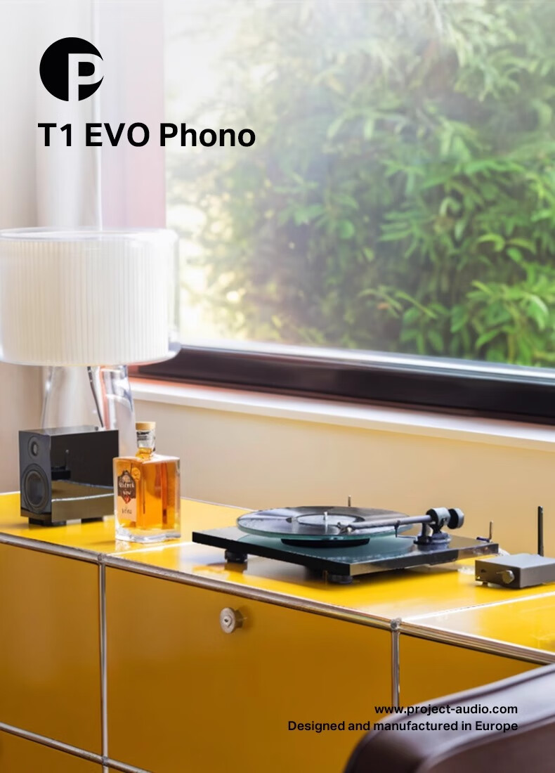 Baodie T1 EVO Phono, Austrian Original Import Pro-Ject Turntable, White 1
