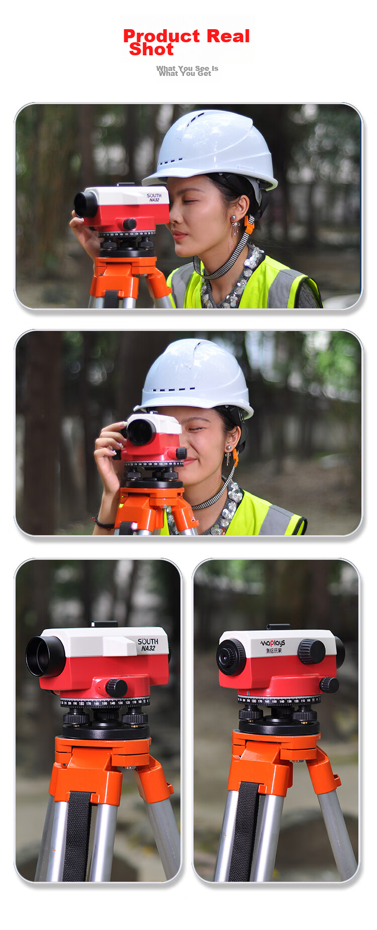 Nanfang Level High-Precision 32x Nanfang Surveying Automatic Leveling Height Difference Road Elevation Engineering Measurement Instrument 5