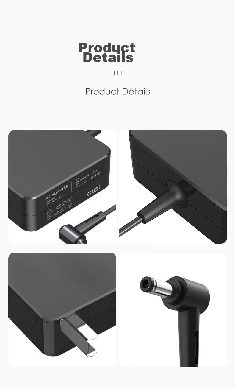 Elei ASUS Power Adapter PRO0551 451LBU400V PU500C, 19V3.42A, 4.5*3.0 Pin Connector, Charger Power Cord 9