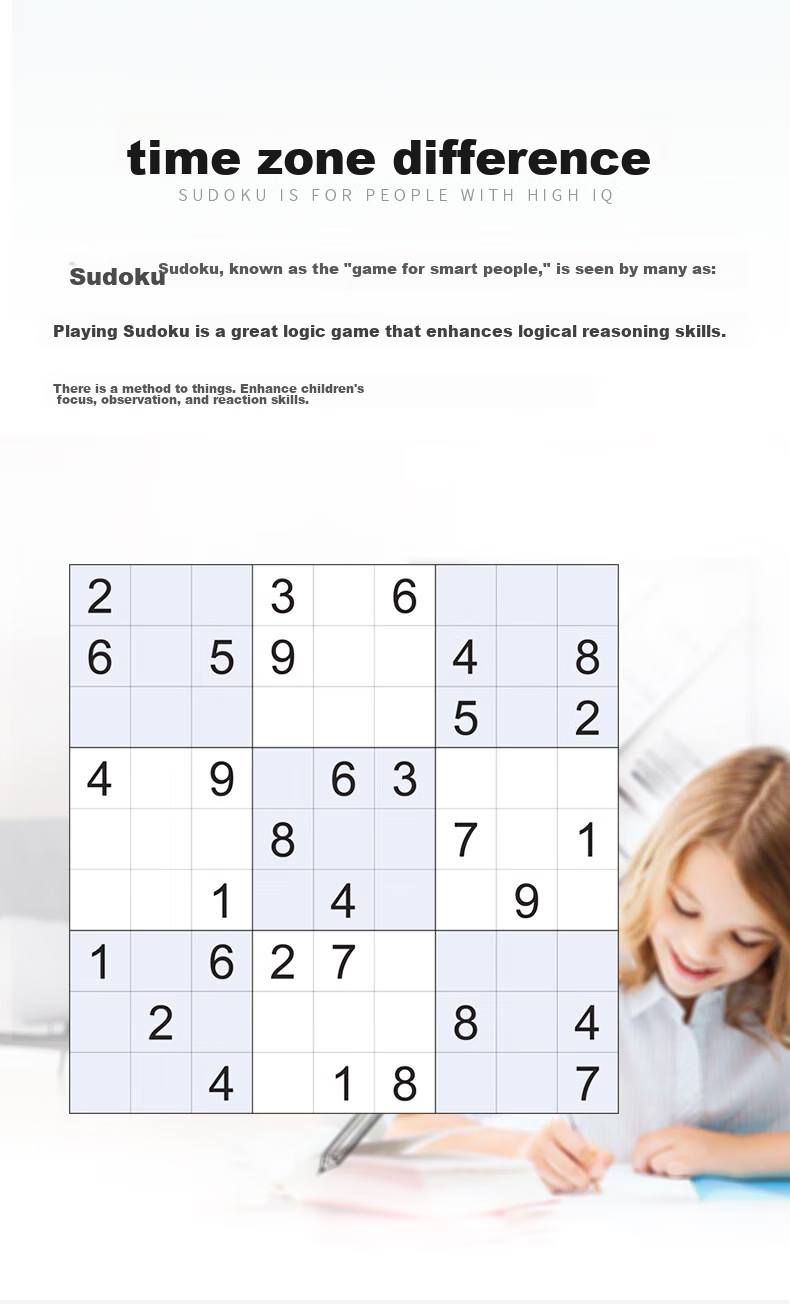 Toylezhi Sudoku Chess Four-In Educational Toy for Children, Elementary School Students' Thinking Training, Birthday And Holiday Gift for Boys And Girls 2