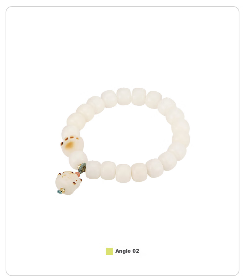 AJIDOU Women's Bracelet, Quartz And Jade Bead Bracelet, Fashionable Crystal Layered Bracelet, Birthday Gift for Best Friend, Mid-Autumn Festival Gift 8