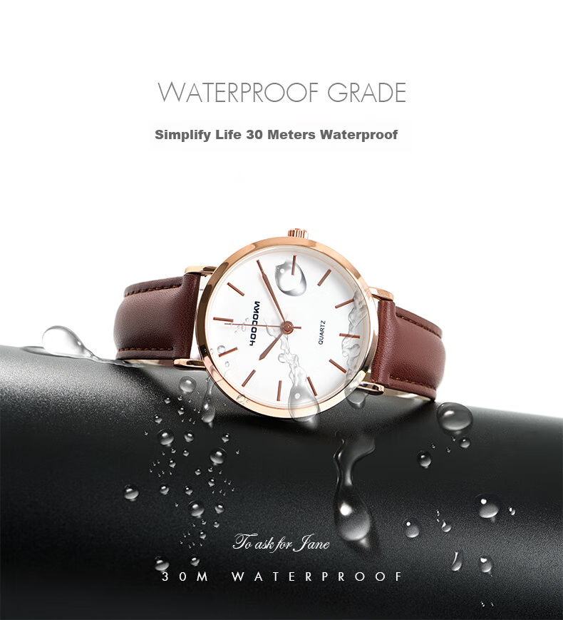 Siwangongli Ladies' Watch, Fashionable Trendy Girls' Wristwatch, Suitable for Middle And High School Students, Back-To Season And New Year Gift 4