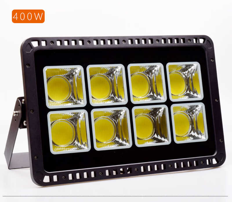 Qianzhiyi LED Floodlight High Power 400W Outdoor Waterproof COB Spotlight for Factory Square Construction Site Warehouse Basketball Court High Brightness Lighting 13