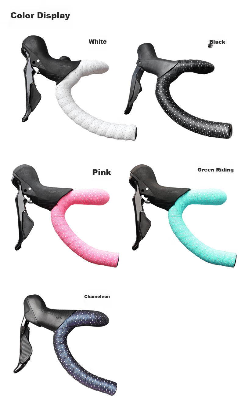 LEBYCLE Road Bike Handlebar Tape with Silicone Anti-Slip Dirt-Resistant Universal Handlebar Wrap for Bicycles, Cycling Accessories And Equipment 4