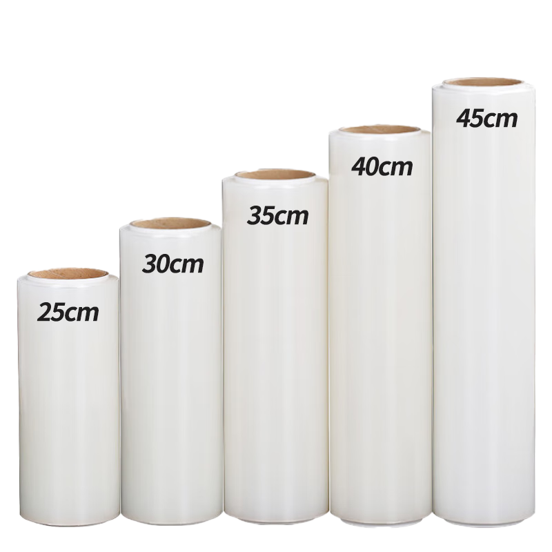 SHUANG YU Disposable Cling Film Large Roll [PE Material, 300 Meters * 25cm] Microwave Refrigerator Food Wrap Packaging Wholesale