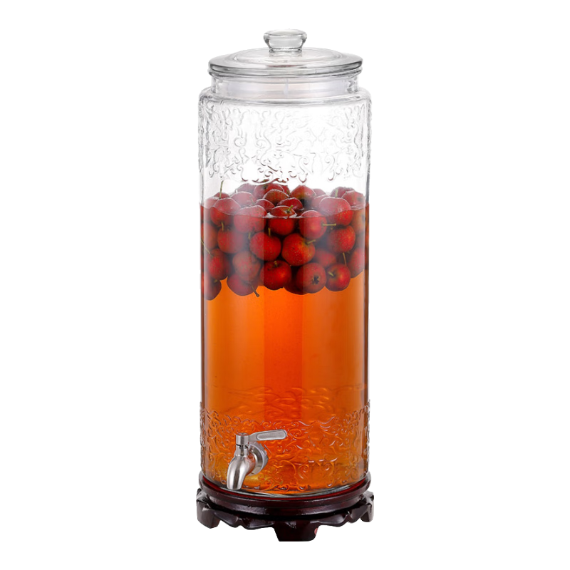 MAXCOOK Infusion Bottle And Jar, Glass Home Brewing Sealed Herbal Wine Container, Enzyme Fermentation Barrel, 20 Jin Capacity MCX785