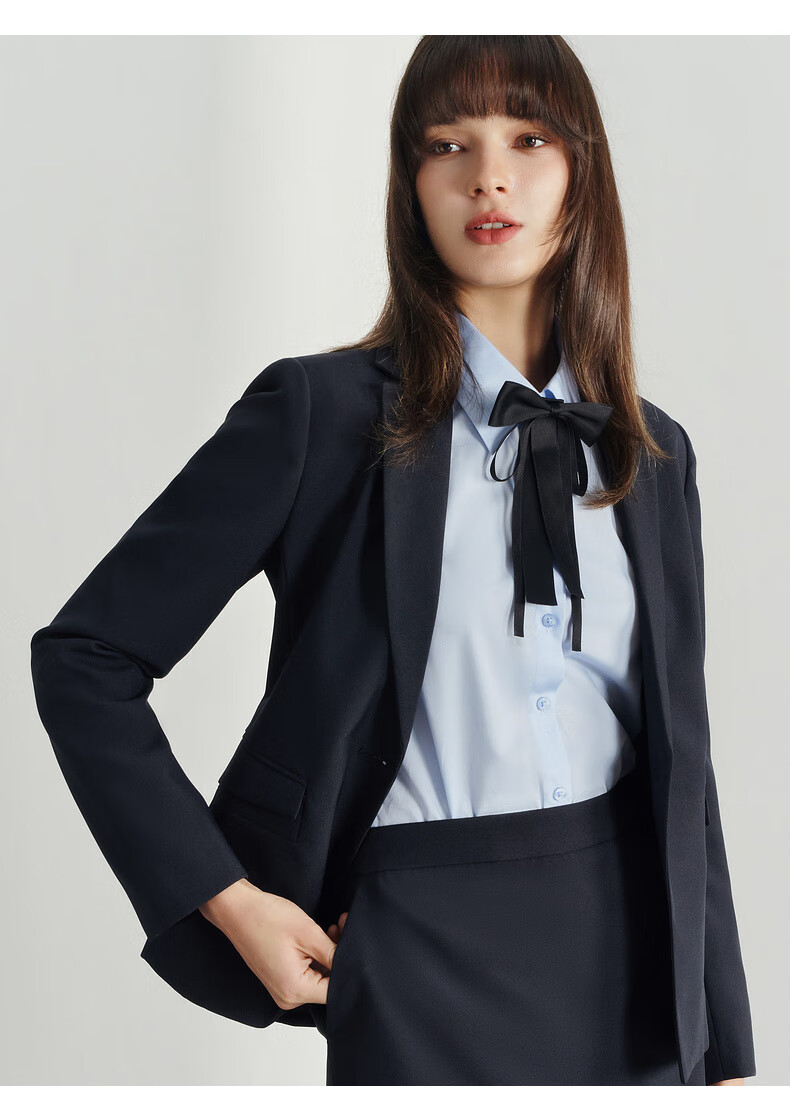 G2000 [Machine Washable/WRinkle-Resistant] Women's Clothing, Same Style As in Department Stores, Autumn And Winter Business Commute Slim-Fit Formal Suit Jacket 12