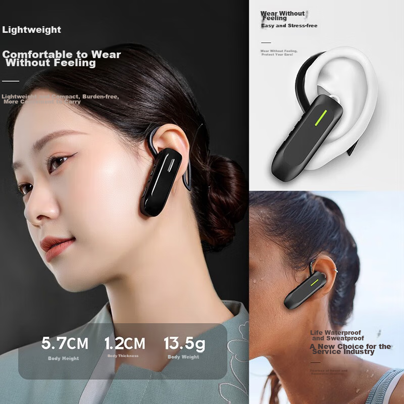 UNIKOO对讲机远距离迷你小型微型耳挂式对讲机美容院餐厅酒店4S户外无线蓝牙对讲机  MaxW3