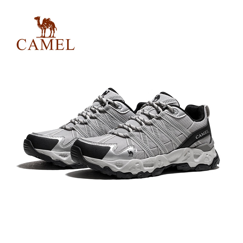 CAMEL [Wang Junkai's Choice - Qingyan] Hiking Shoes for Men And Women, Outdoor Breathable Sports Shoes, Non-Slip Wear-Resistant Trekking Footwear