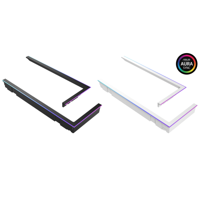 ASUS GT502 Borderless Edition, White Skyline Neon Case Light Strip/LED Strip, ARGB Light Strip/LED Strip, Magnetic, 5V 3Pin, Godlight Synchronizatio