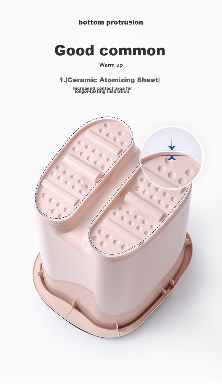 LYNN Foot Soaking Bucket, Enlarged And Thickened Foot Bath Basin, Deep Foot Soaking Bucket, Foot Therapy Bucket, Water Bucket, Foot Washing Basin with Handle 4