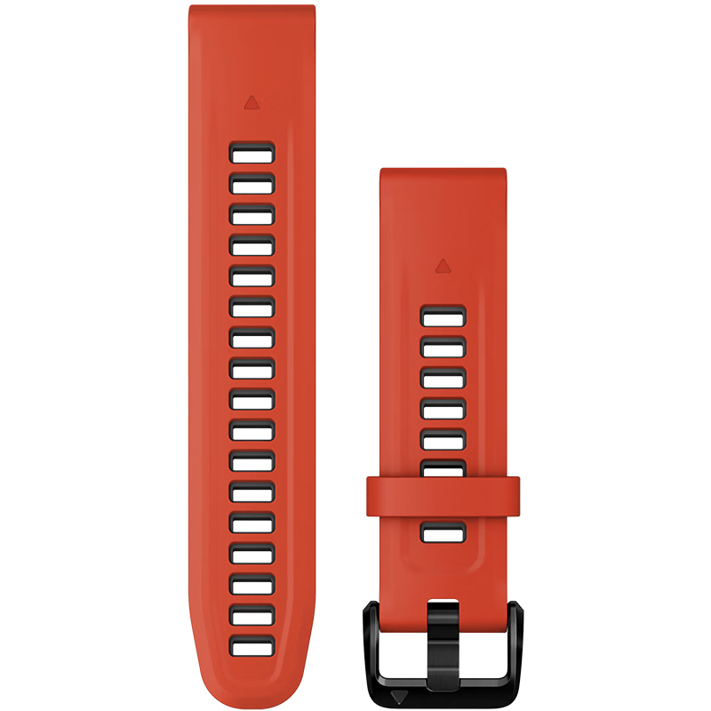 GARMIN Red/dark Gray Silicone Quick-Release Watch Strap (20 mm), Compatible with S70/F7S PRO/EPIX PRO(42)