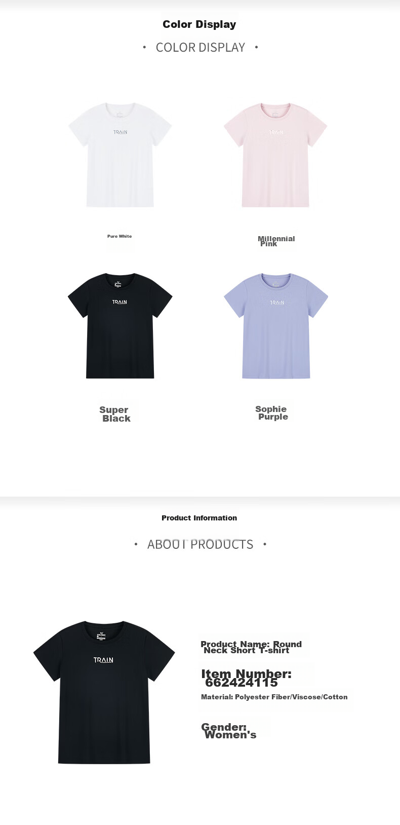 361° Women's T-Shirt Summer New Trendy Casual Loose Sports Top Short Sleeve Mother's Day 662629106-3 28