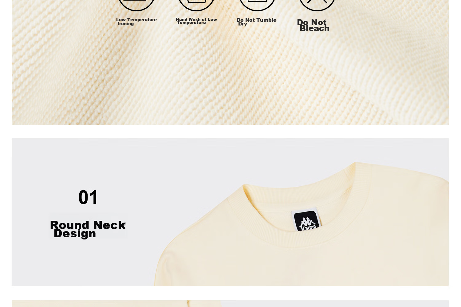 Kappa Knitted Pullover Sweater for Women, 2025 New Round Neck Top, Sports Long-Sleeve Sweatshirt for Men, K0EW2WT93P 30