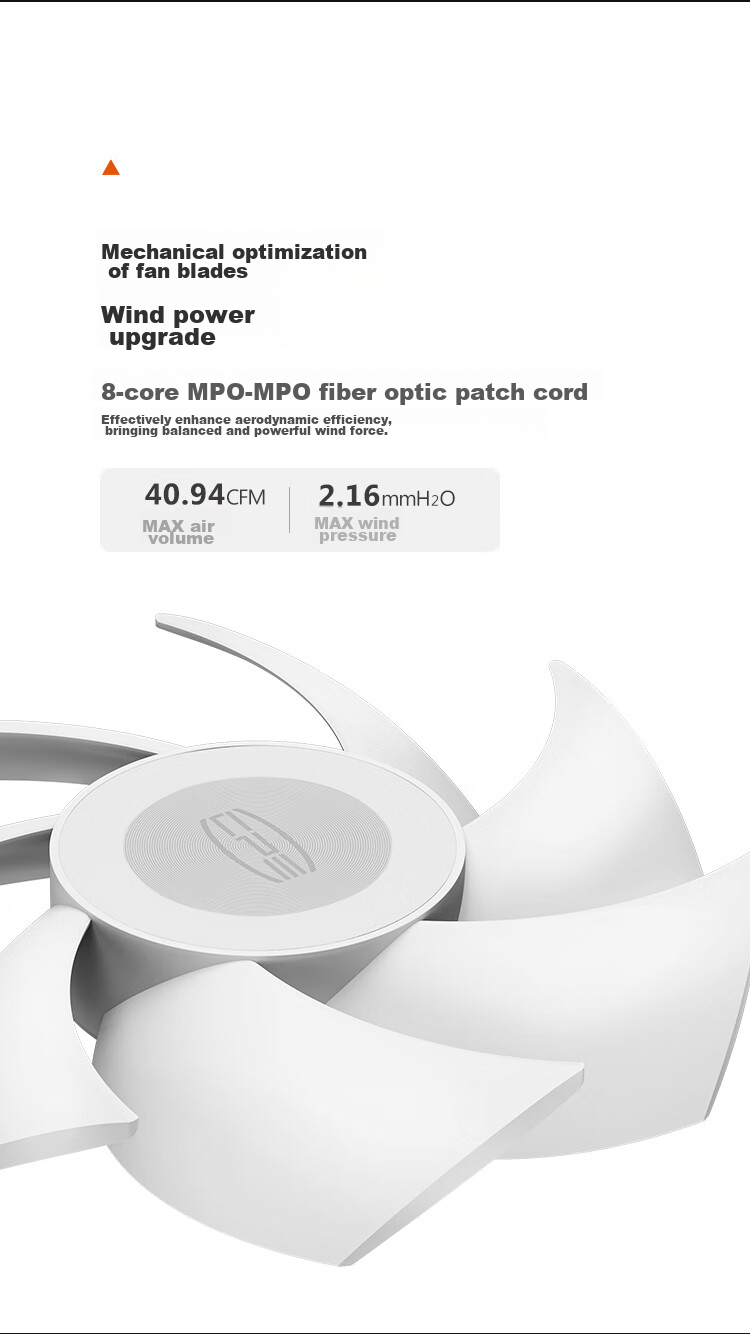 PCCOOLER Wind Blade T90 SRGB WH White Phantom 9CM Case Fan (PWM/Hydraulic Bearing/Compatible with CPU Coolers for Modification/9025 Specification) 4