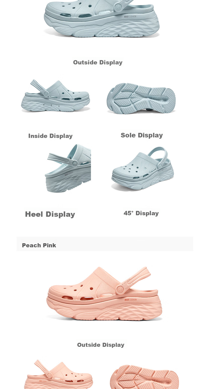 Skechers Women's Summer Perforated Sandals, Platform Shoes with Thick Soles for Outdoor Wear, Beach Shoes with Comfortable Cushioning 19