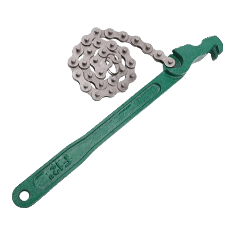 KINCOOL Chain Filter Wrench High Carbon Steel Oil Change Tool Filter Removal Chain 30cm 12 Inch KZS-1128
