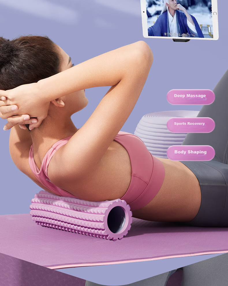Li-Ning Foam Roller Solid Core Muscle Relaxation Back Roller Massage Wheel Fitness Yoga Column Leg Back 33CM 8